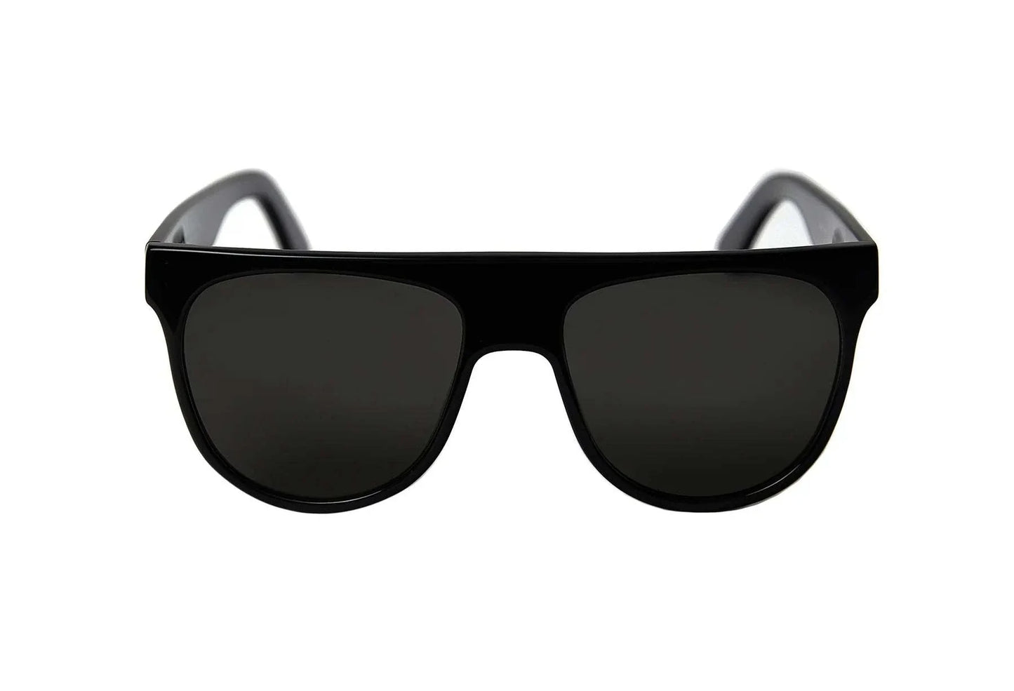 Ozeano - Bells Sunglasses, black aviator style with polarised lenses.