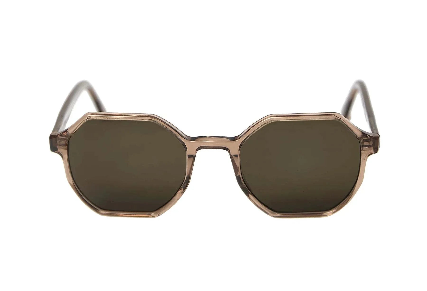 Ozeano Coolum sunglasses with unique octagonal frame made of Italian Bio-Acetate, polarized lenses.