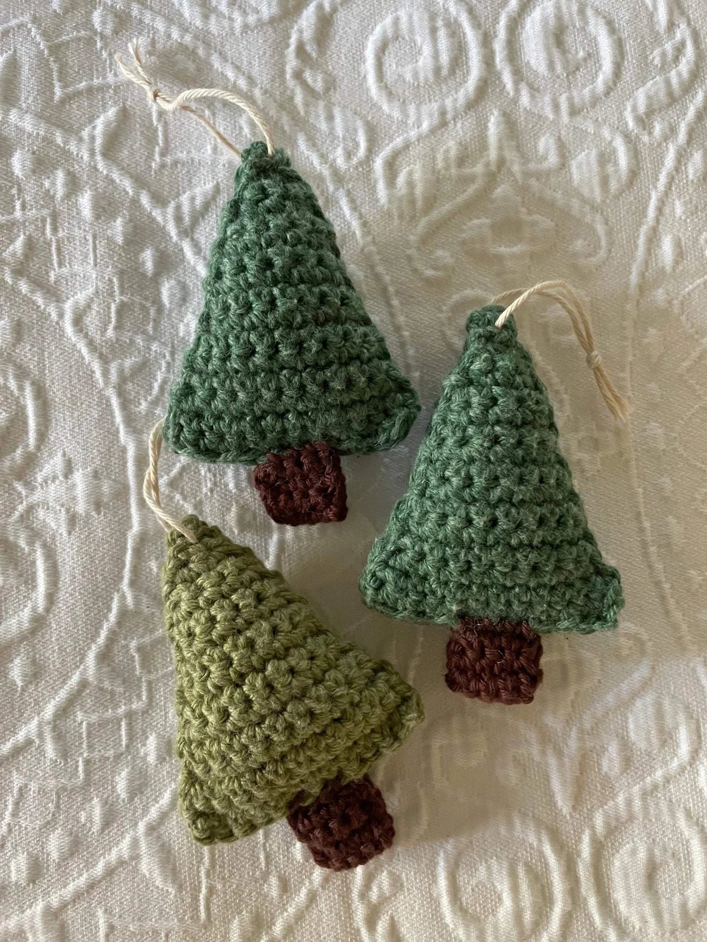 Wattle Wool - Crochet Christmas Tree Ornaments