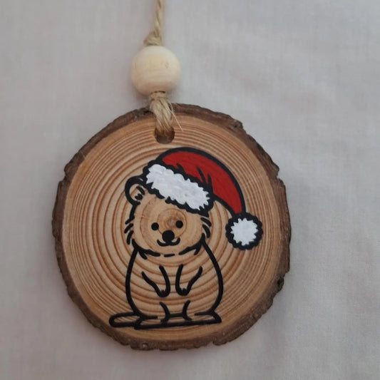 The Handmade Wombat - Quokka ornament