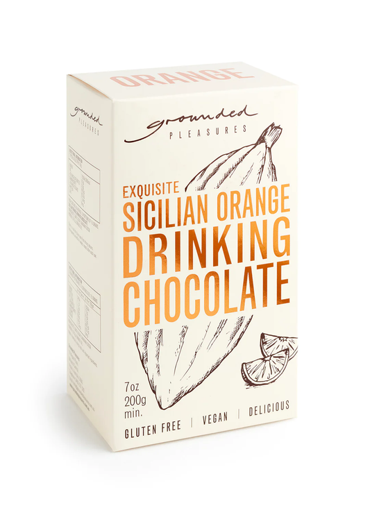 Grounded Pleasures - Exquisite Sicilian Orange Drinking Chocolate