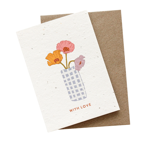 Hello Petal - With Love Plantable Card