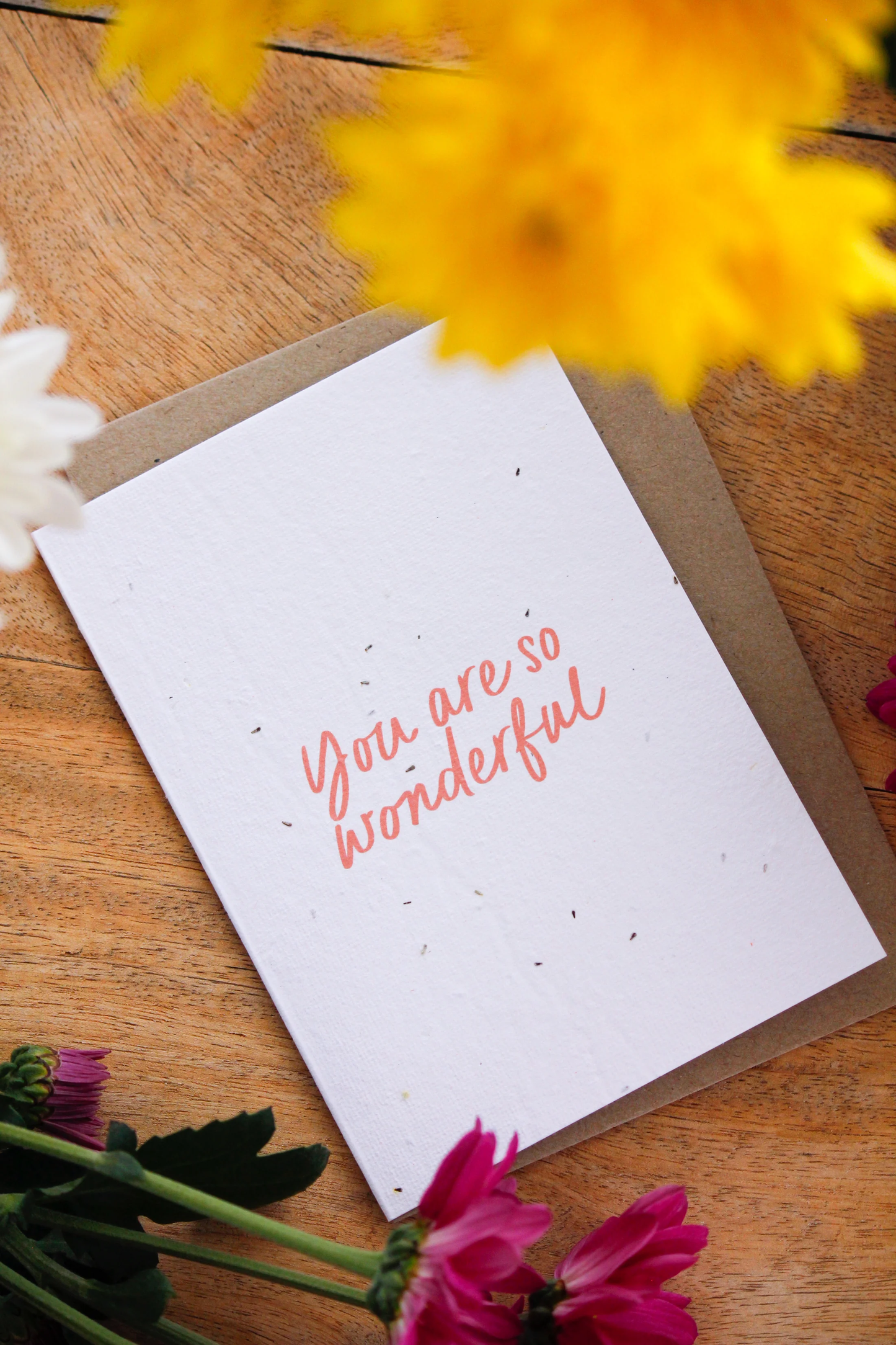 Hello Petal - So Wonderful Plantable Card