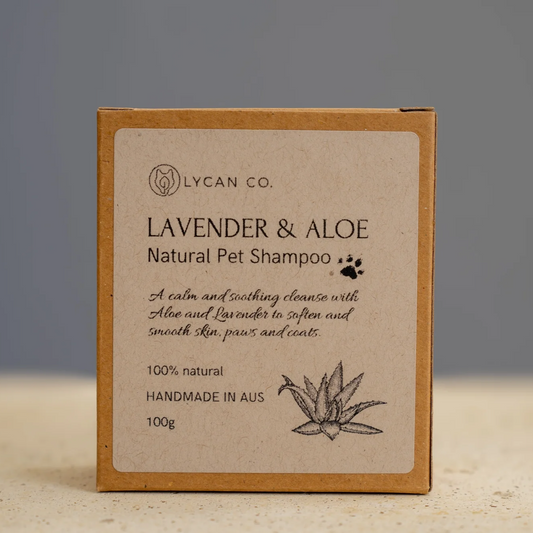 Lycan Co - Lavender and Aloe Vera Pet Positive Shampoo Bar