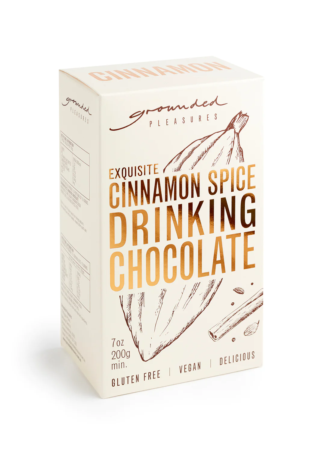Grounded Pleasures - Exquisite Cinnamon Spice Drinking Chocolate