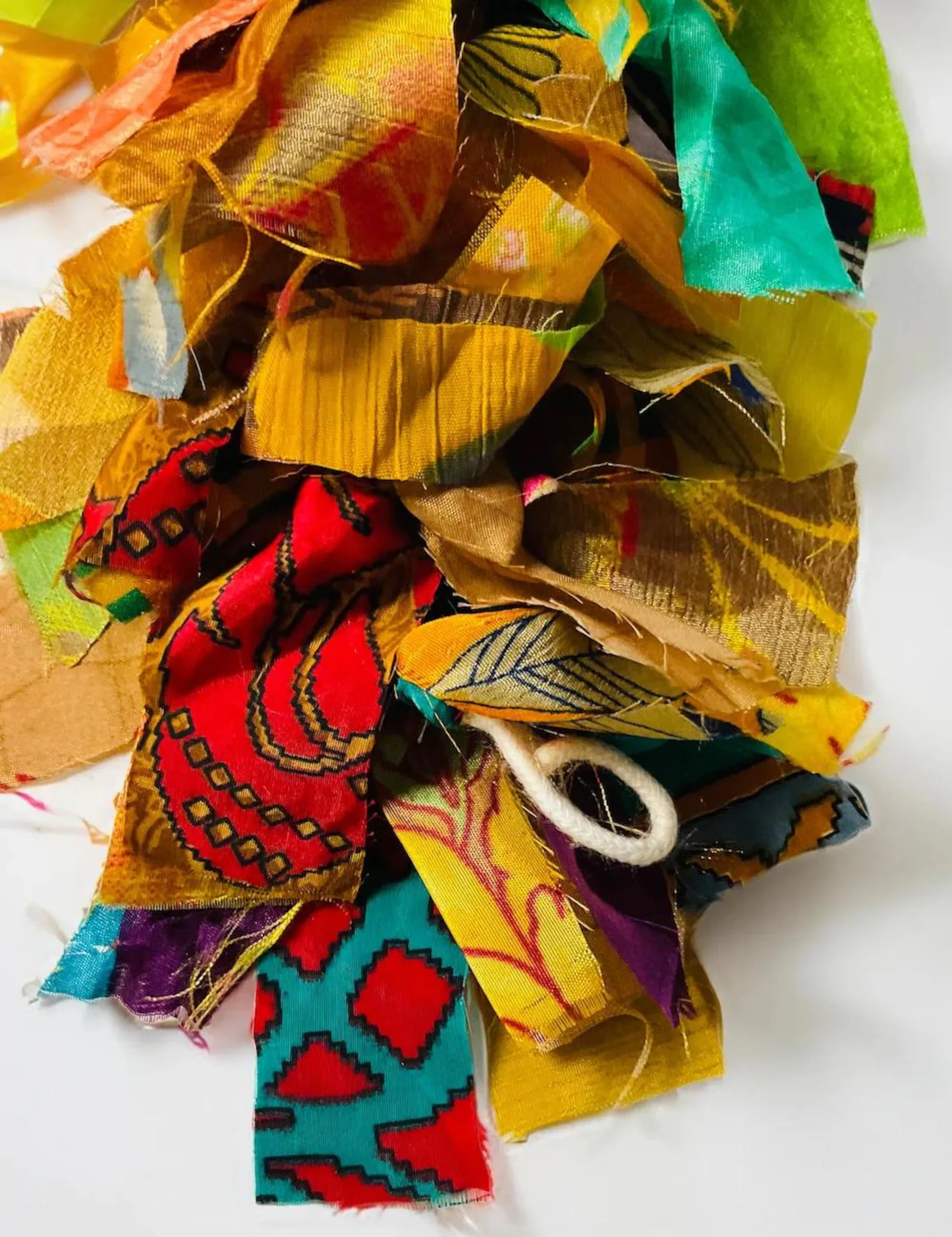 Recycled Sari Fabric Garlands
