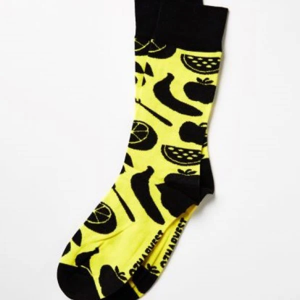 Oz Harvest - Charity Socks with bold food design, supporting food waste reduction.