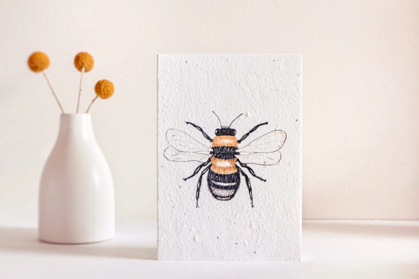 Hello Petal - Honey Bee Plantable Card