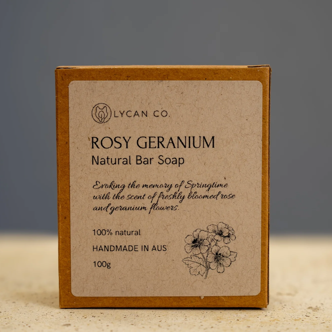 Lycan Co - Rosy Geranium Soap Bar