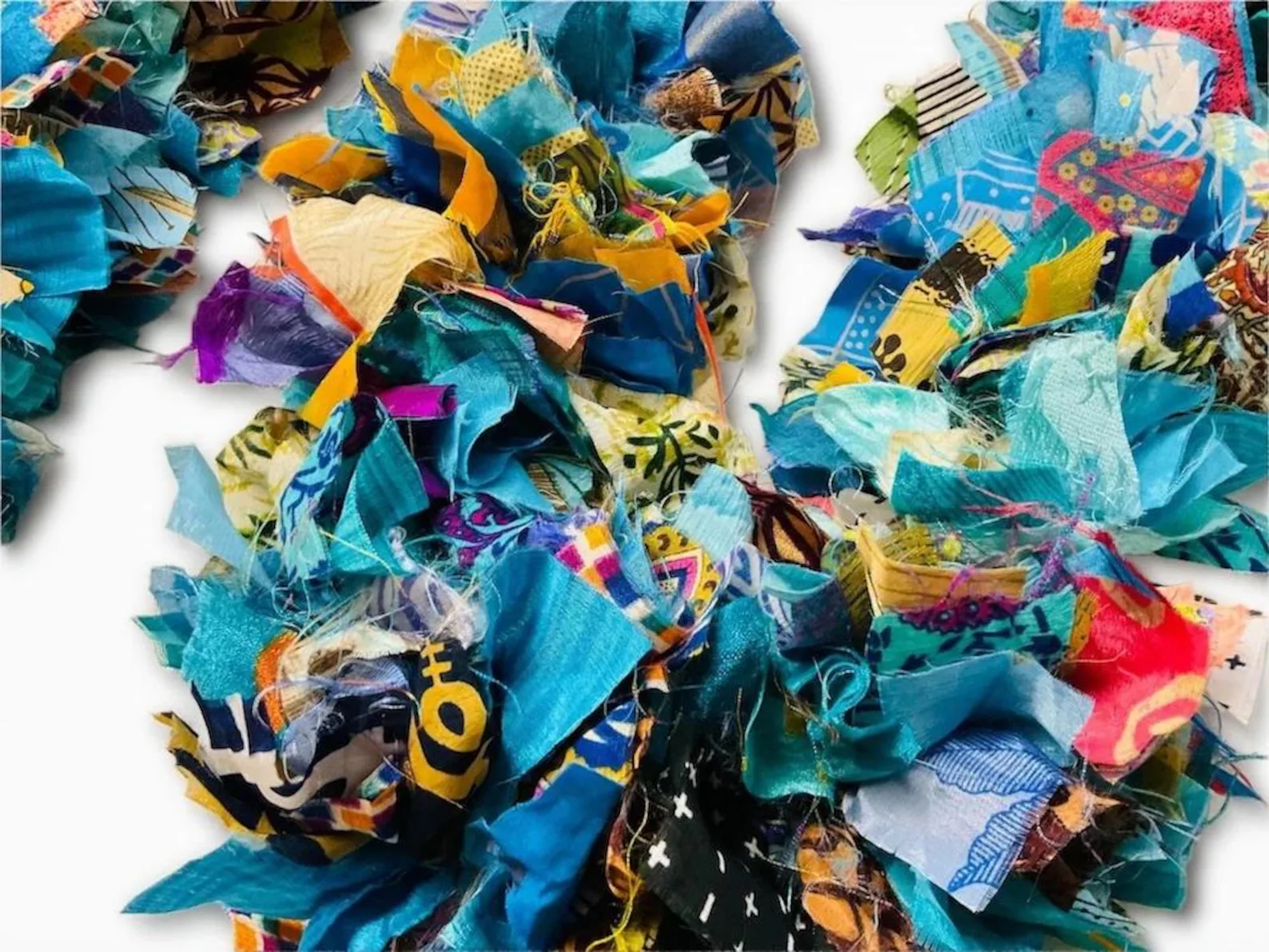 Recycled Sari Fabric Garlands