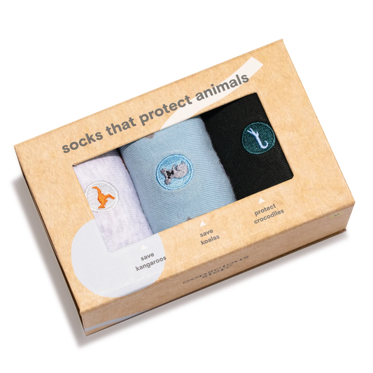 Conscious Step - Gift Box: Socks that Protect Animals