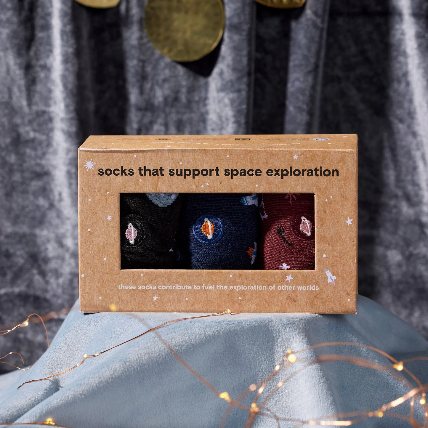 Conscious Step - Gift Box: Socks that support Space Exploration