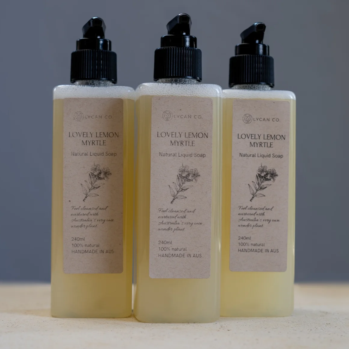 Lycan Co - Lovely Lemon Myrtle Liquid Soap