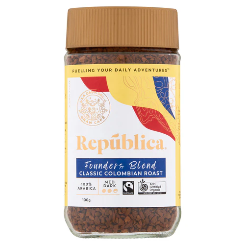 Republica - Founder's Blend Columbian Instant Coffee, 100g