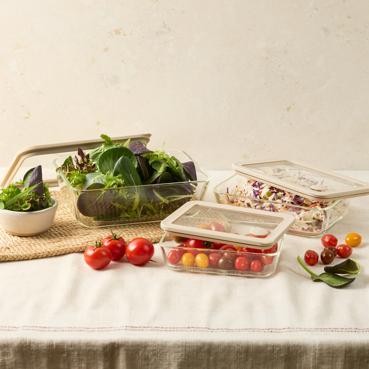 Ever Eco - Glass Food Containers (Set of 3)