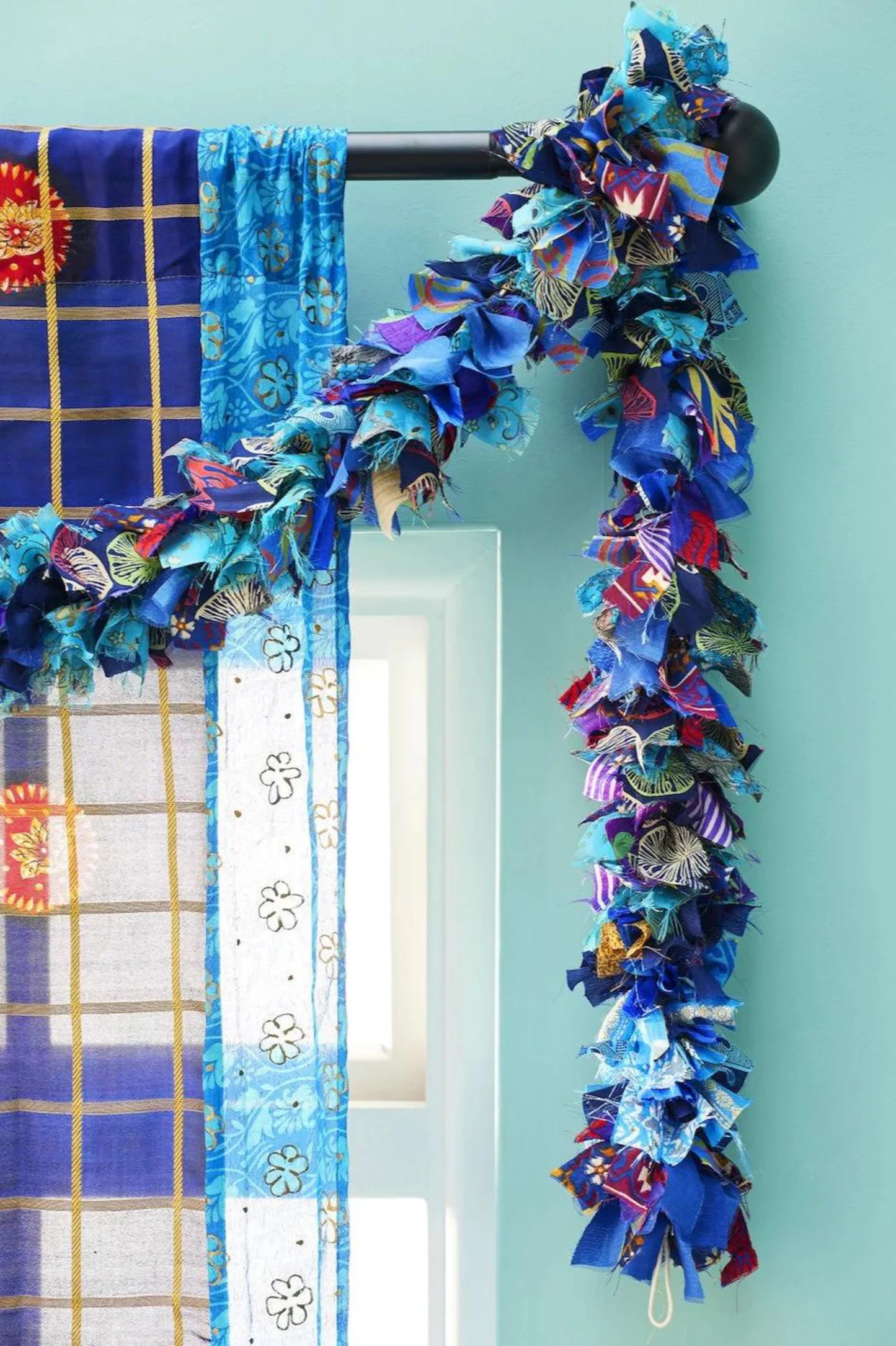 Recycled Sari Fabric Garlands