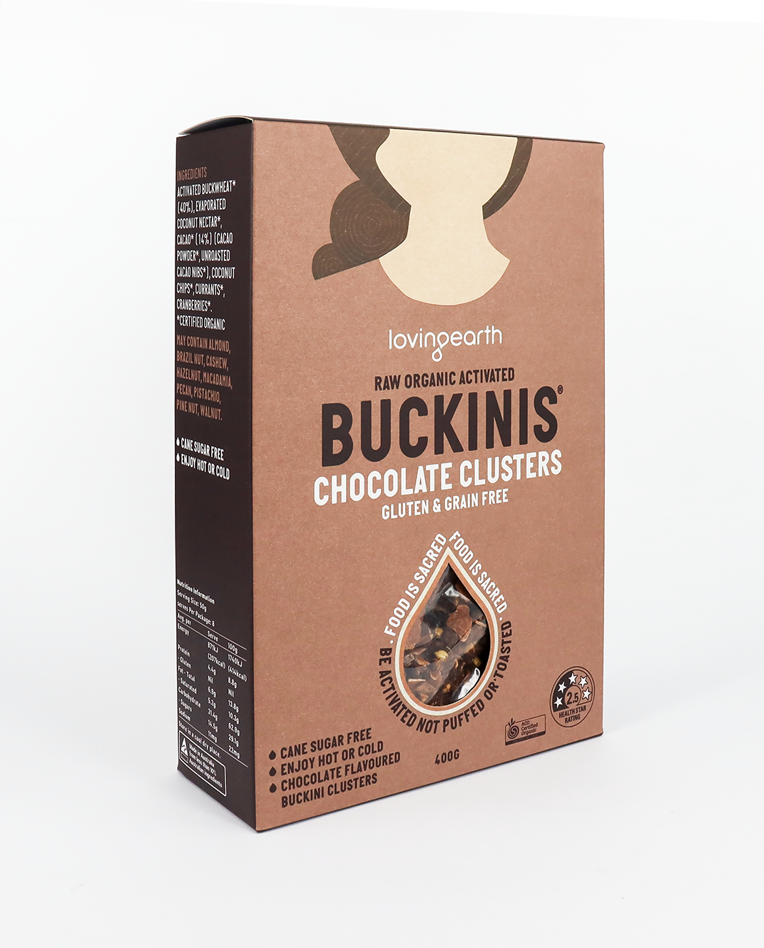 Loving Earth - Buckinis Chocolate Clusters