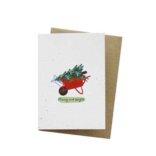 Hello Petal - Merry and Bright Plantable Card