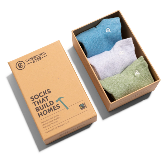 Conscious Step - Gift Box: Socks that Build Homes