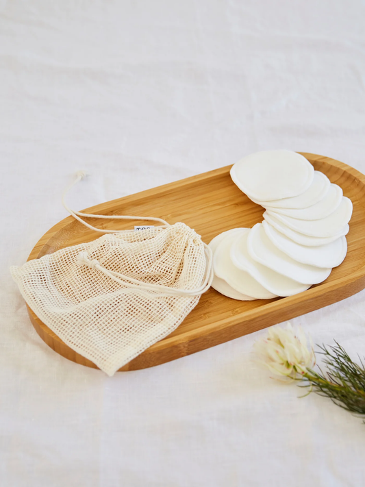 The Conscious Store - Bamboo Cotton Makeup Remover Pads