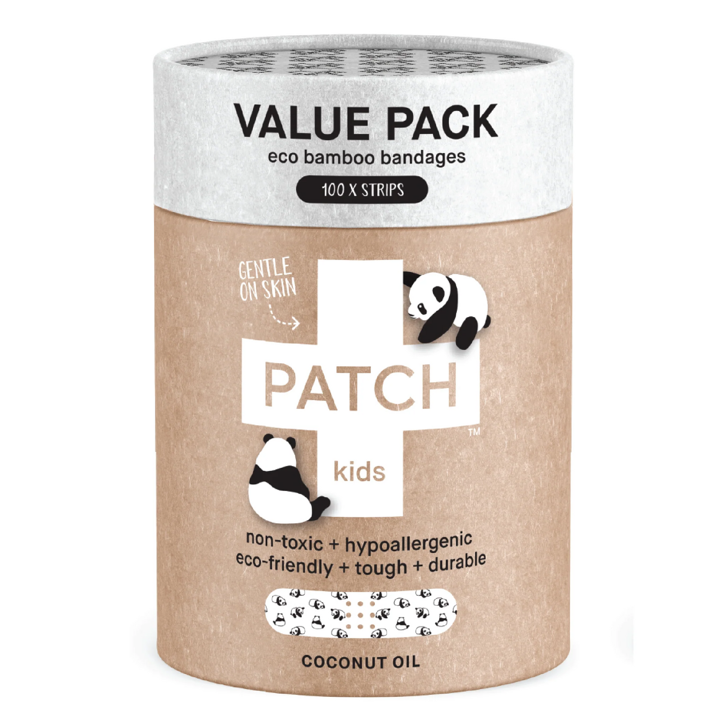 Patch - 100 Panda Bamboo Bandages Value Pack