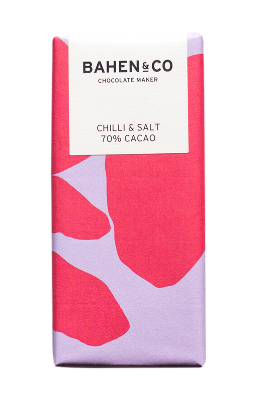 Bahen & Co - Chilli and Salt chocolate bar