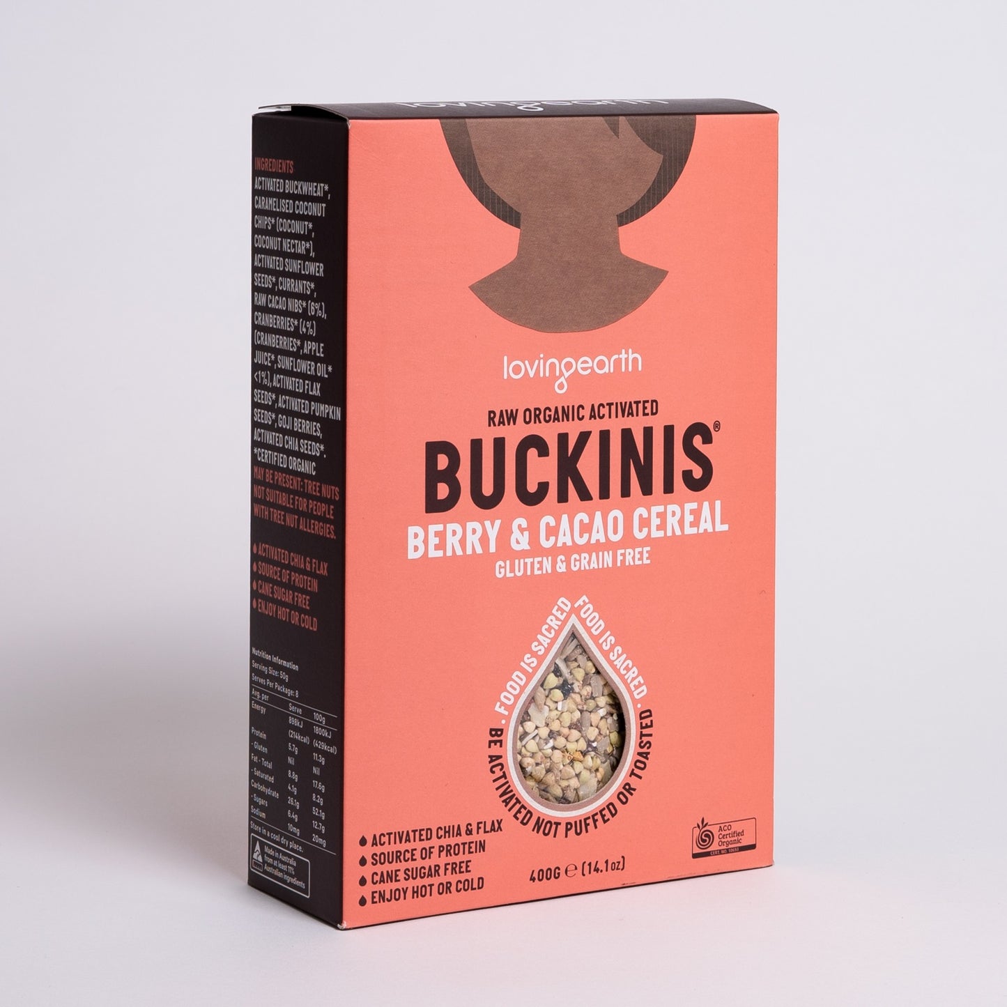 Loving Earth - Buckinis Berry & Cacao Cereal