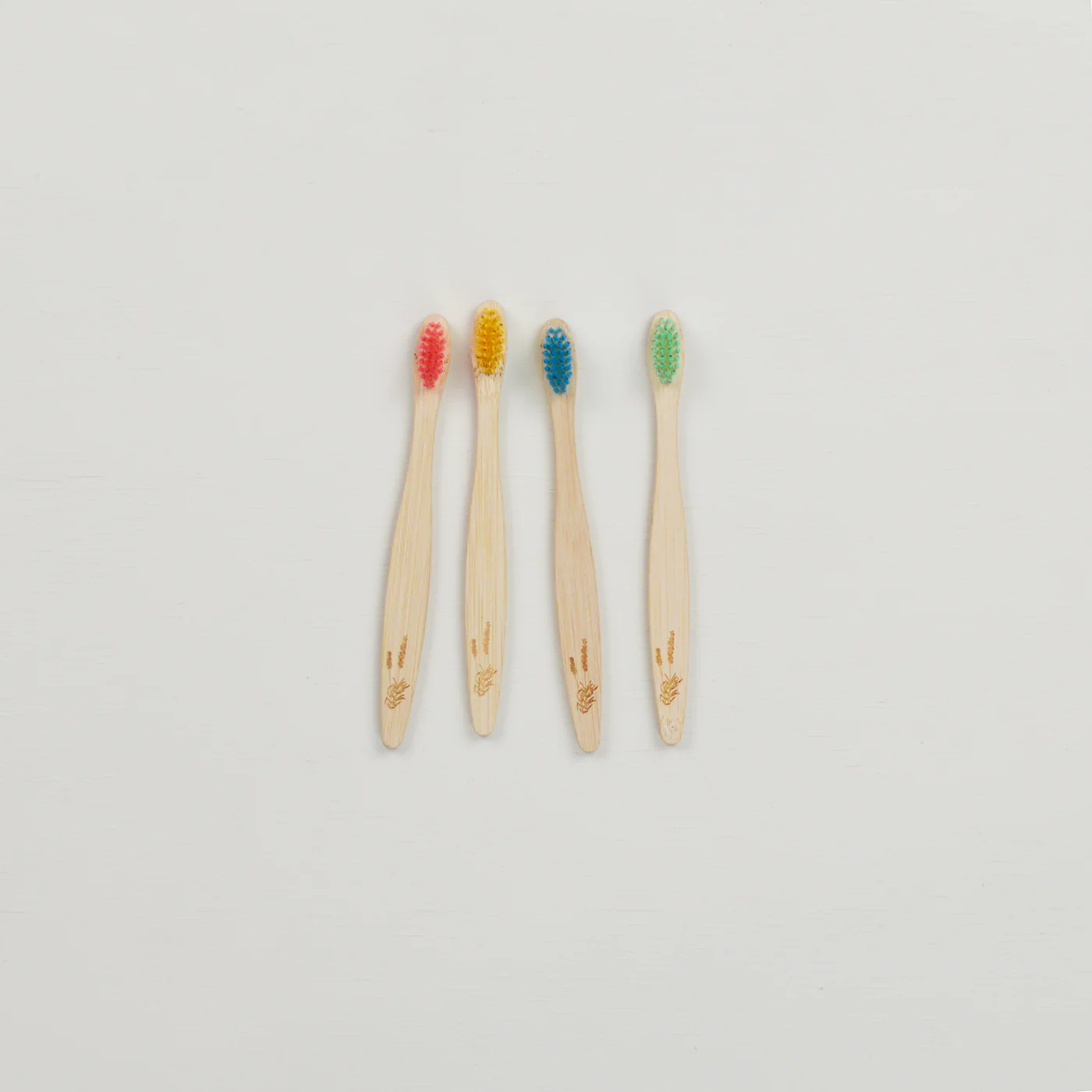 The Conscious Store - Children's Bamboo Toothbrushes (set of 4 colours)