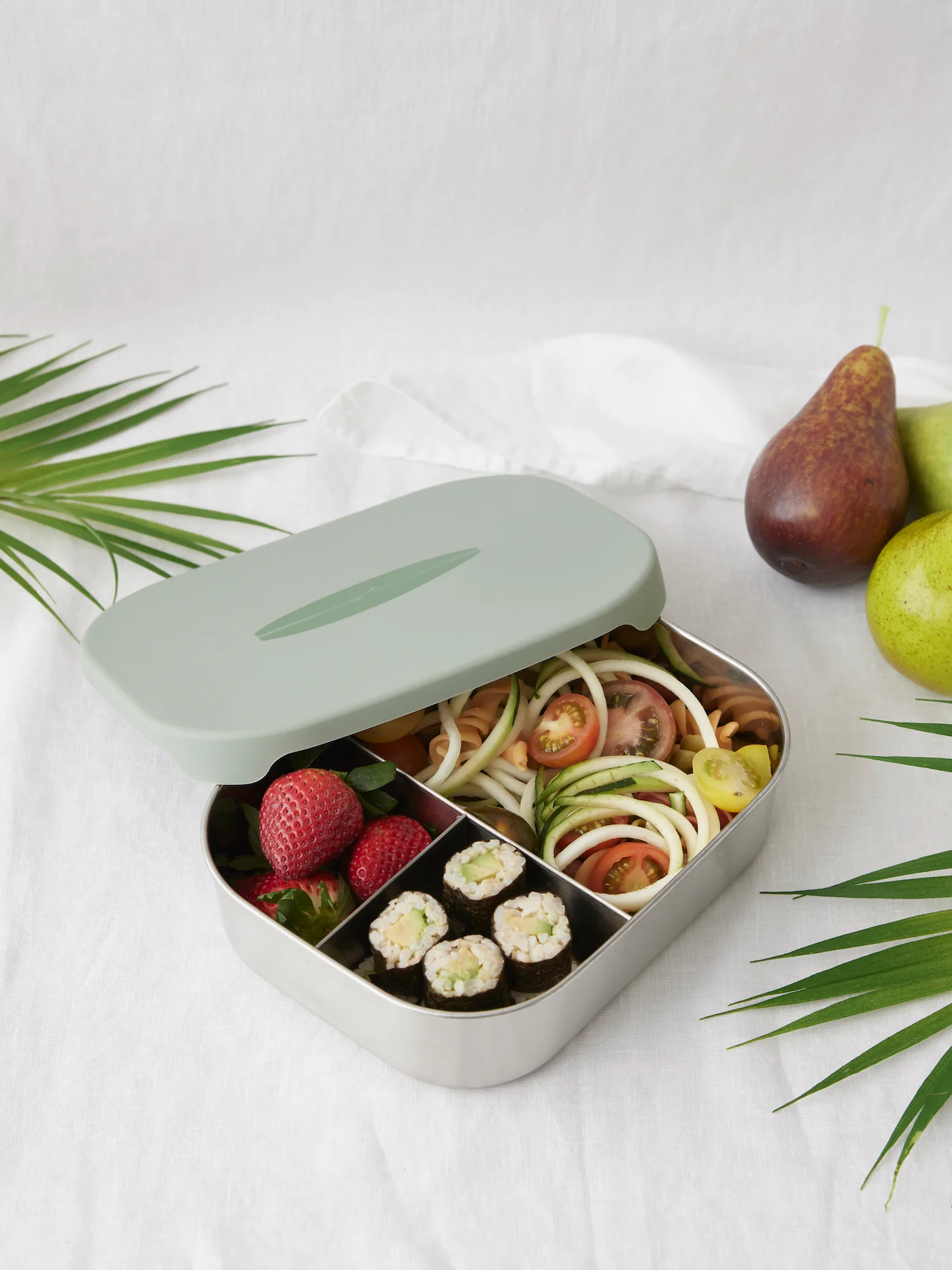 The Conscious Store - Stainless steel bento lunch box with silicone lid