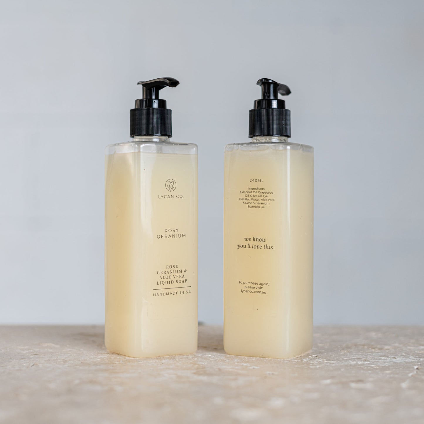 Lycan Co - Rosy Geranium Liquid Soap