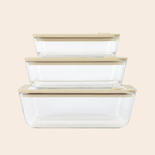 Ever Eco - Glass Food Containers (Set of 3)