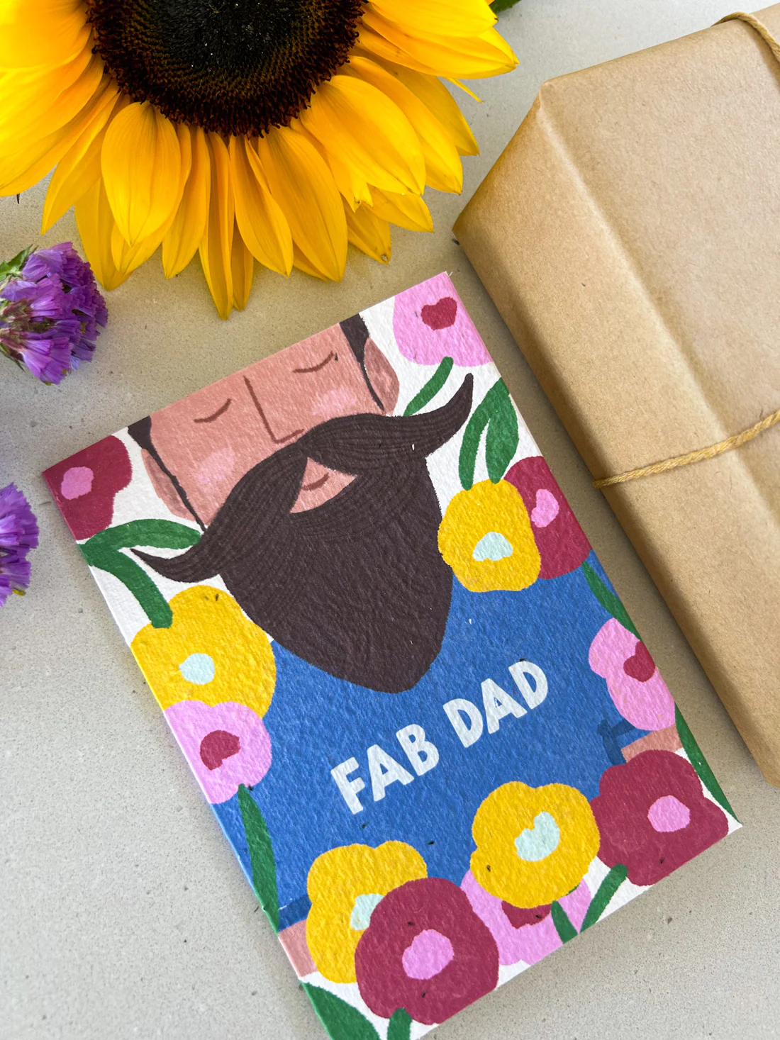 Hello Petal - Fab Dad Plantable Card