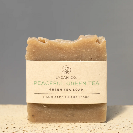 Lycan Co - Peaceful Green Tea Soap Bar