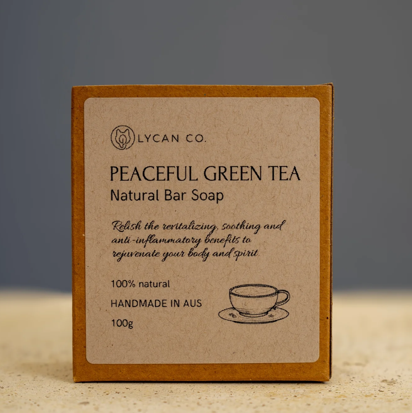 Lycan Co - Peaceful Green Tea Soap Bar