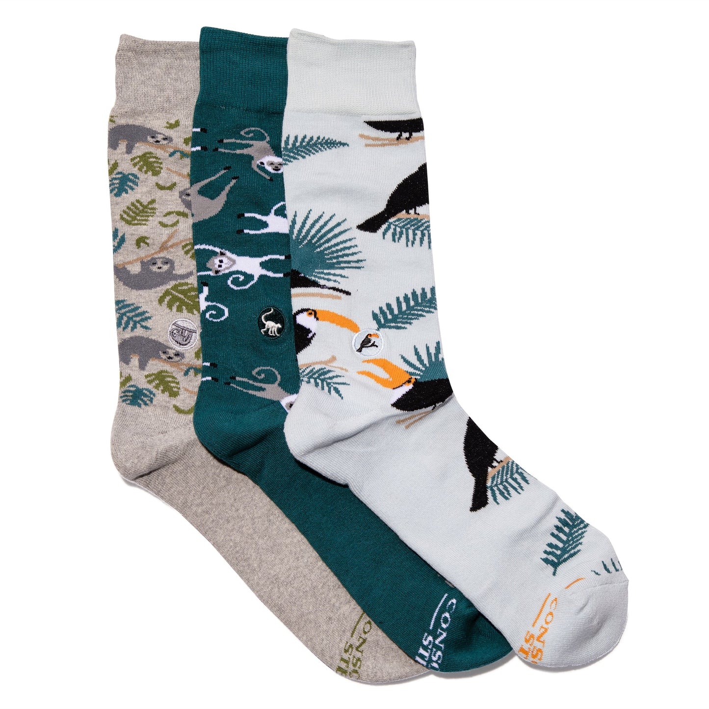 Conscious Step - Gift Box: Socks that protect Rainforests
