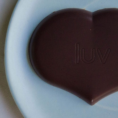 Loving Earth - 72% Dark Chocolate Luv Hearts