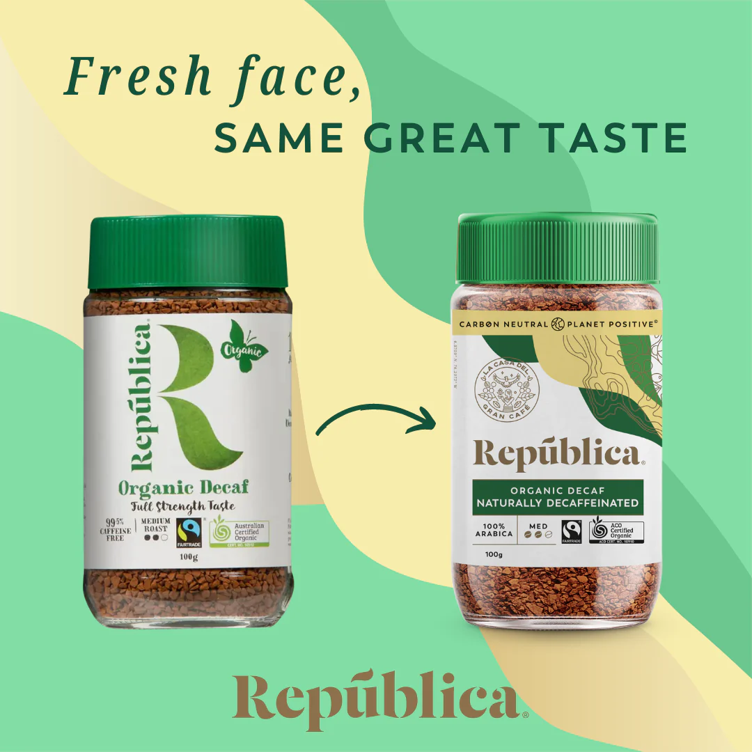 Republica - Organic Decaf Instant Coffee, 100g