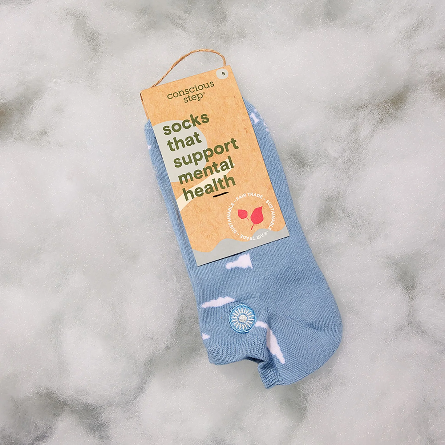 Conscious Step - Pair: Socks that support mental health (ankle)