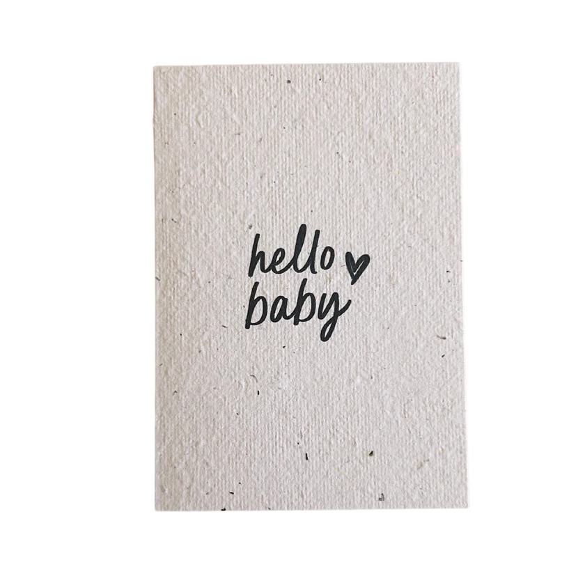 Hello Petal - Hello baby Plantable Card