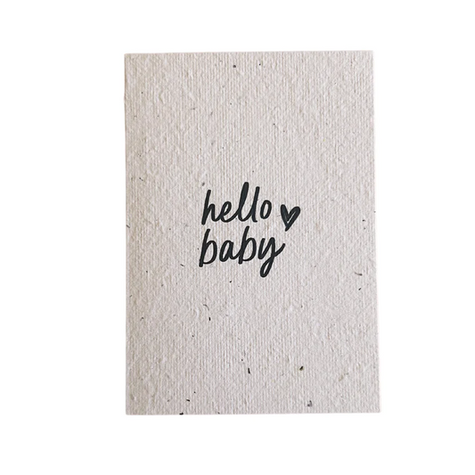 Hello Petal - Hello baby Plantable Card