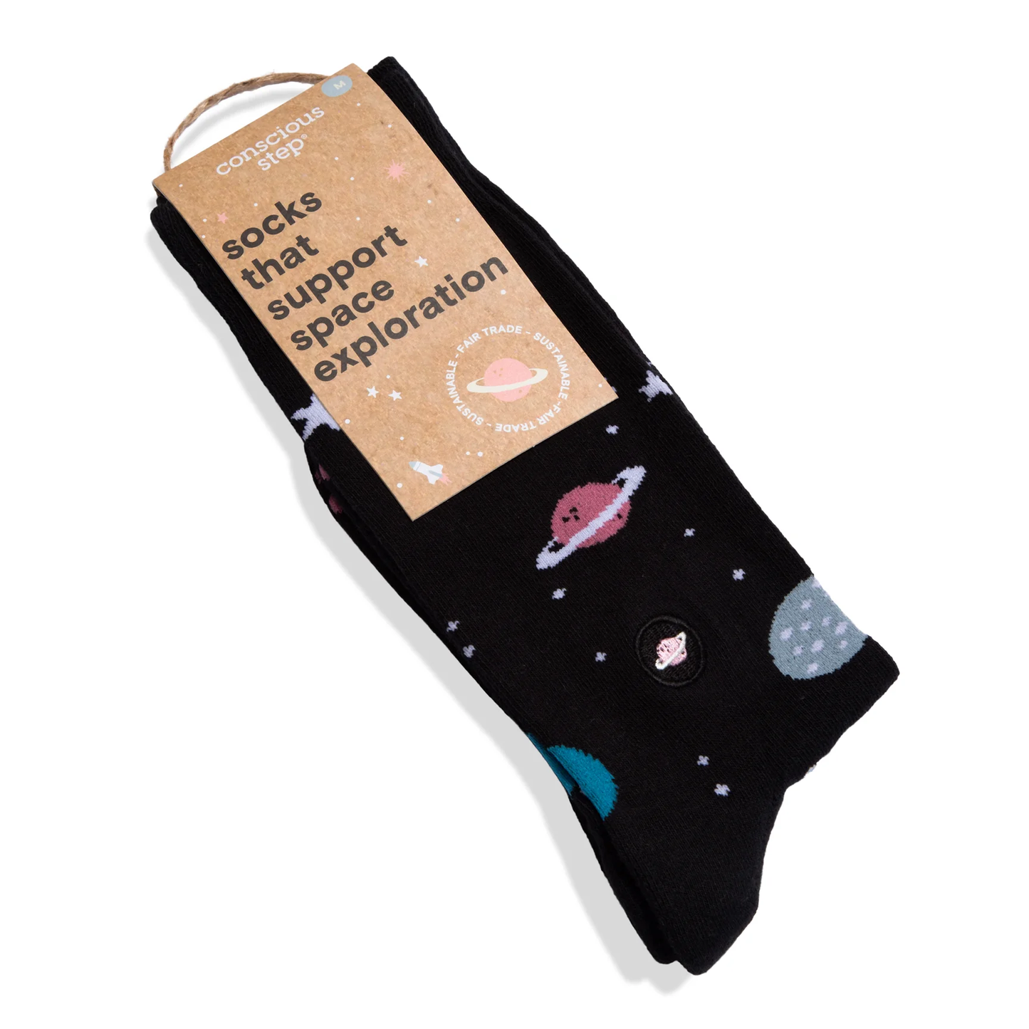 Conscious Step - Pair: Socks that support space exploration