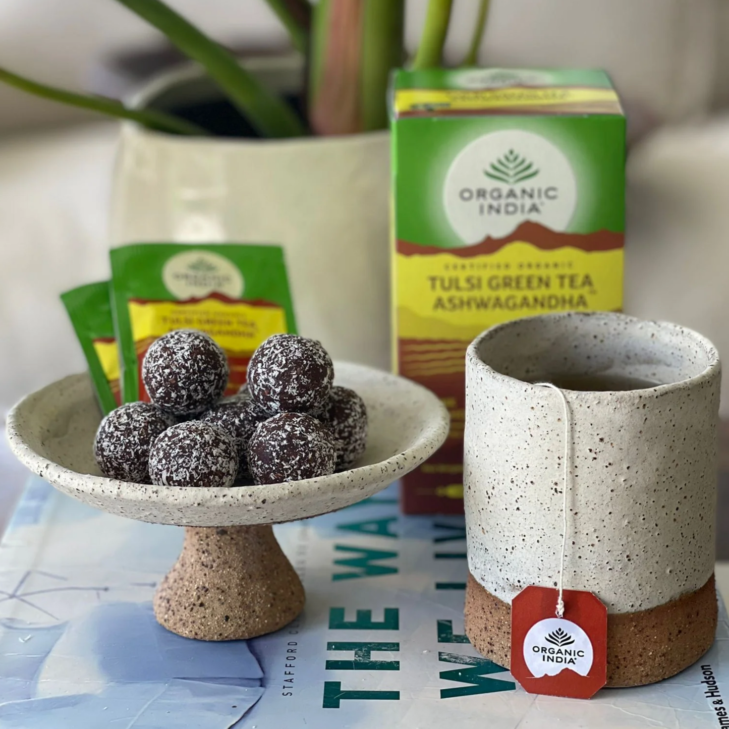 Organic India - Tulsi Green Tea Ashwagandha
