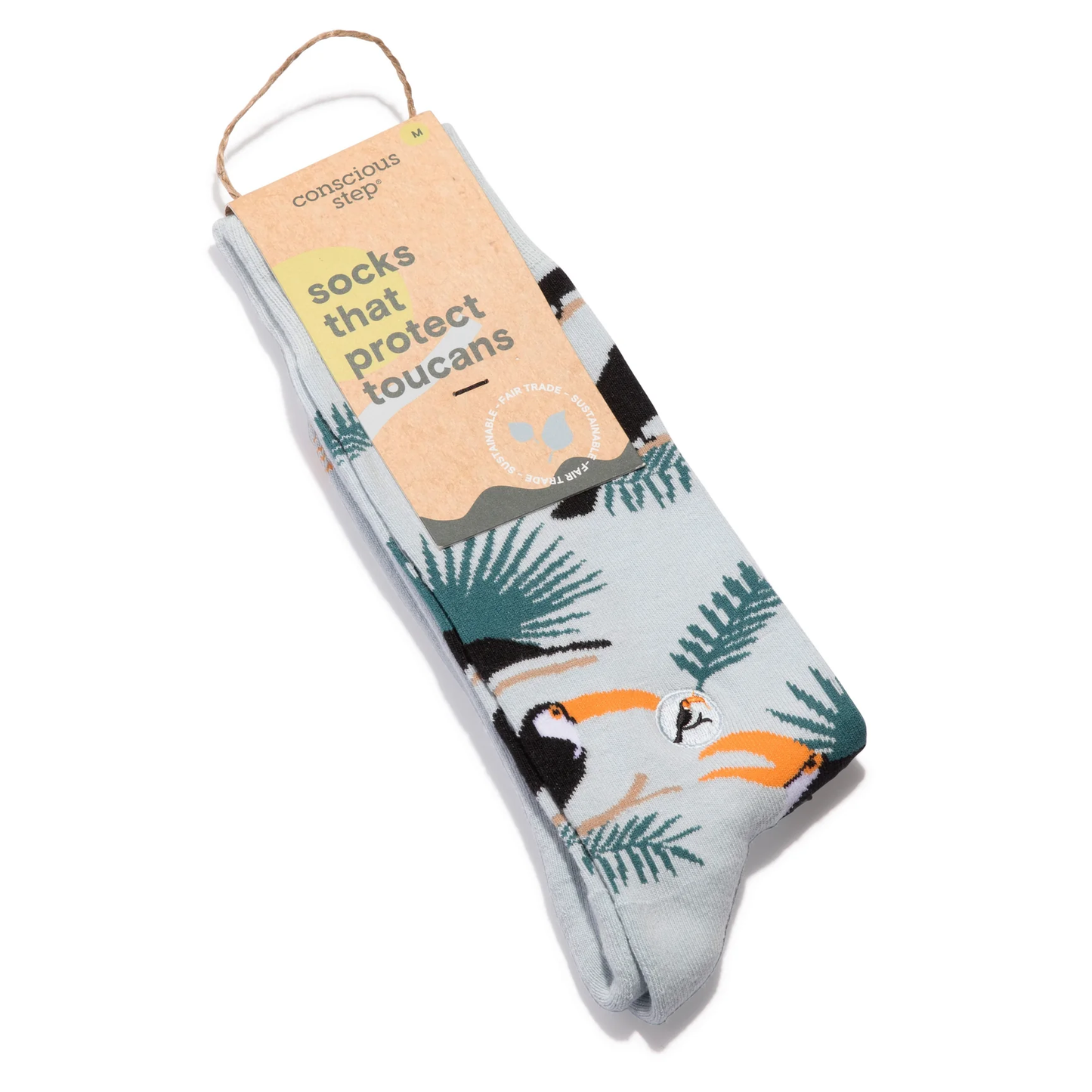 Conscious Step - Pair: Socks that protect Toucans