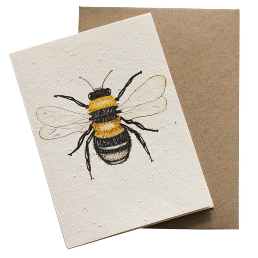 Hello Petal - Honey Bee Plantable Card