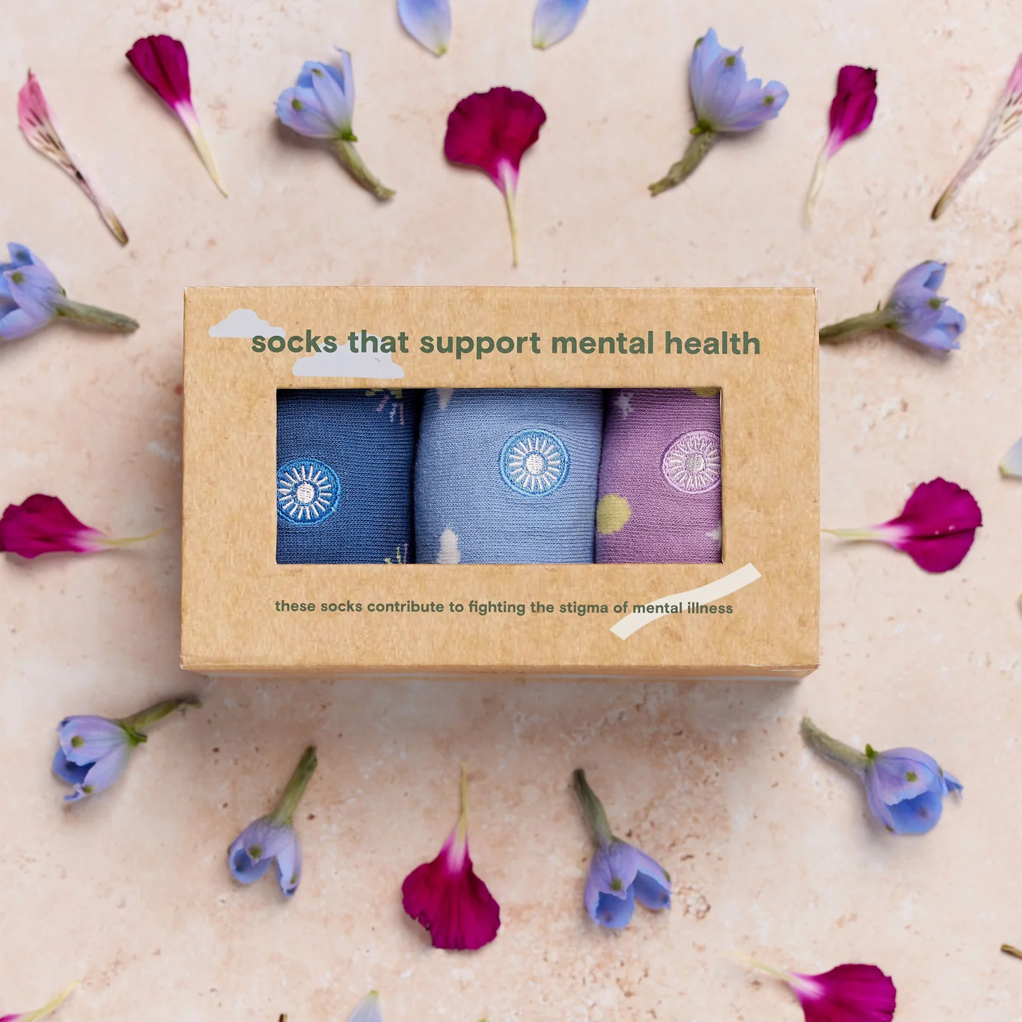 Conscious Step - Gift Box: Socks that Support Mental Health