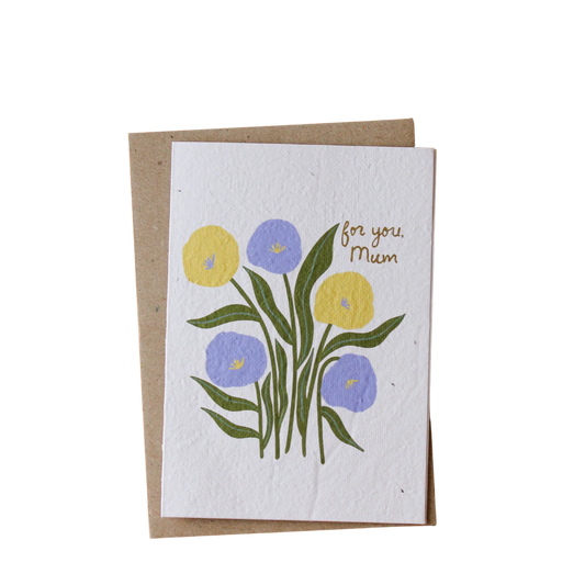 Hello Petal - For You Mum Plantable Card