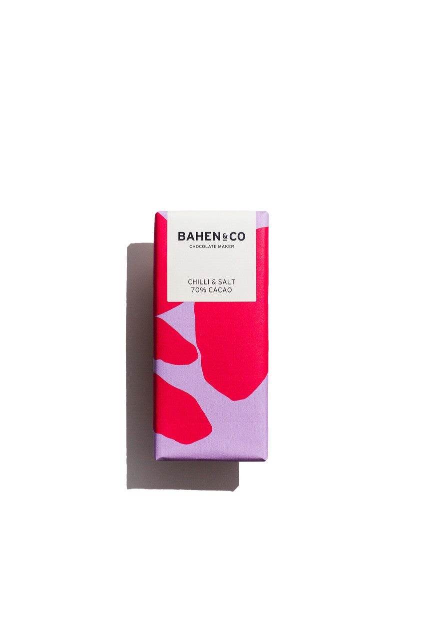 Bahen & Co - Chilli and Salt chocolate bar