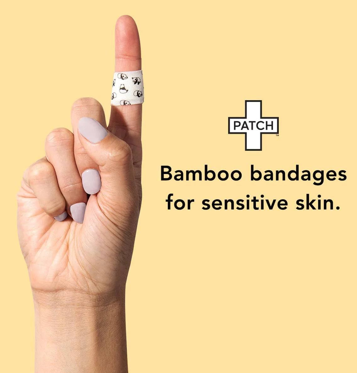 Patch - 100 Panda Bamboo Bandages Value Pack
