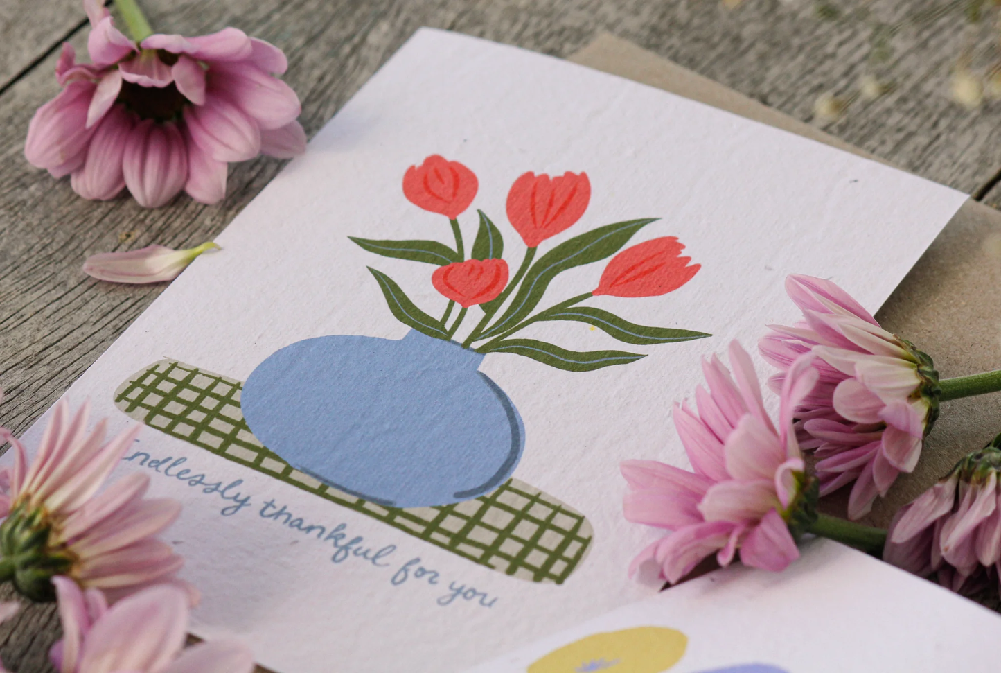 Hello Petal - Endlessly Thankful Plantable Card