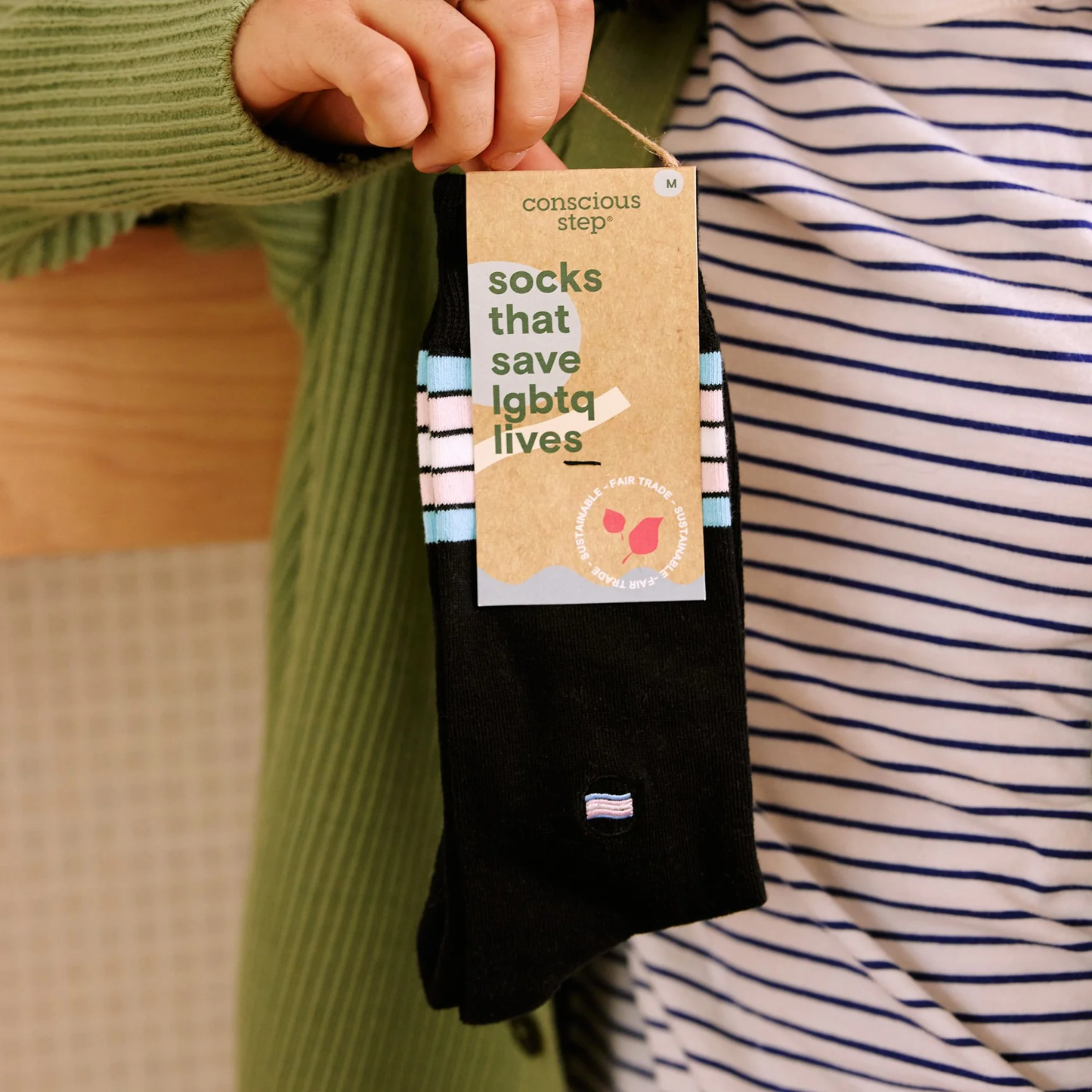 Conscious Step - Pair: Socks that save lgbtq lives